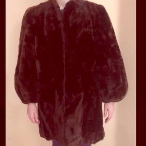 1940’s antique beaver fur coat